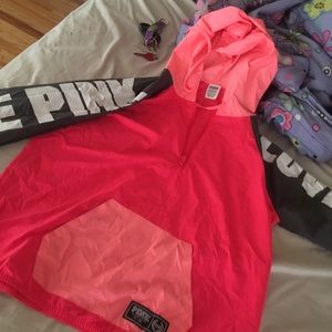 Pink wind breaker